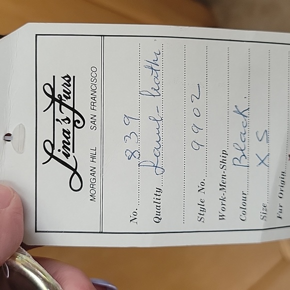 Vintage 80's lamb leather jacket - Picture 5 of 9